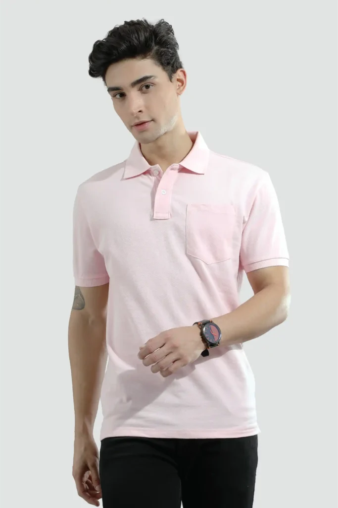 Blank/Plain Pocket Polo Mens T-shirt Manufacturers